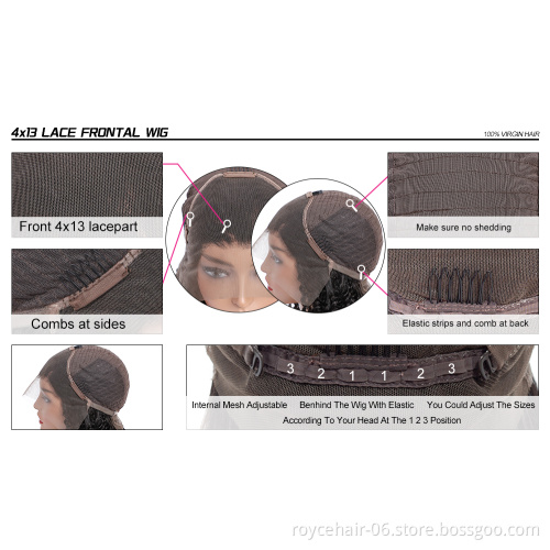 10a Wholesale Cheap Cuticle Aligned Virgin Mongolian Human Hair Lace Frontal Afro Kinky Straight Curly Wig